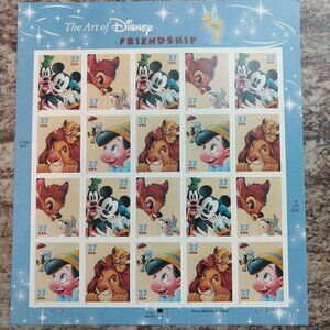 The Art of Disney Friendship Postage Stamps